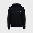 Tipped Hooded Sweatshirt Black