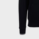 Tipped Hooded Sweatshirt Black
