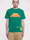 Jacquemus Le T-Shirt Tennis Print Tennis Green